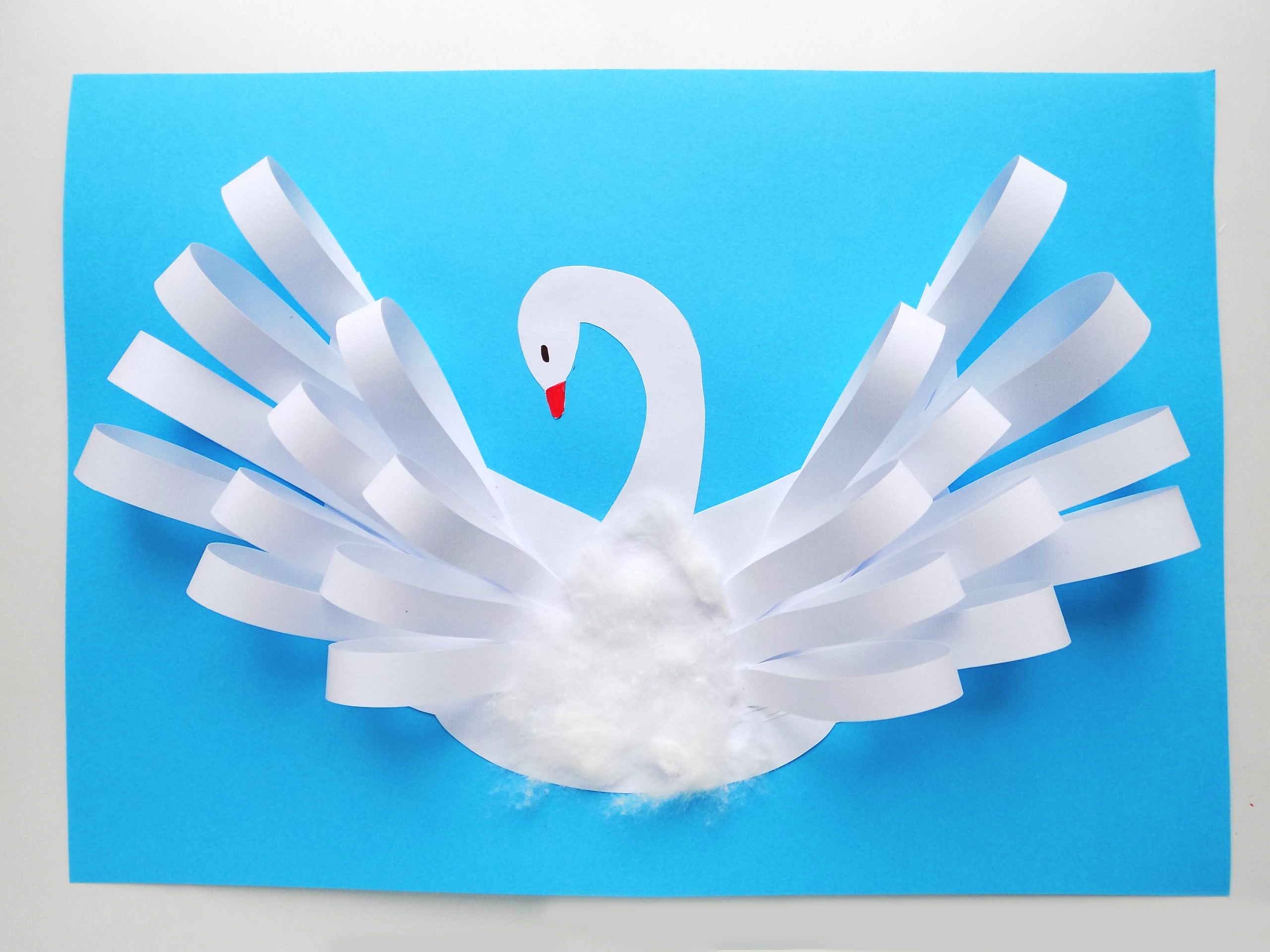 Cisne de Papel y algodón